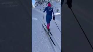 cross country nordic skiing [upl. by Lewse]