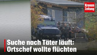 OÖ Amok Suche nach Täter läuft Fahndungsbild veröffentlicht  kronetv NEWS [upl. by Keeryt]