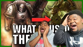 Twins React How Did the Death Guard Become the Plague Marines  Warhammer 40k Lore REACTIION [upl. by Ianteen527]