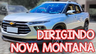 Avaliação Nova Chevrolet Montana 2023  MAIS RÁPIDA QUE A STRADA E TORO [upl. by Attezi]