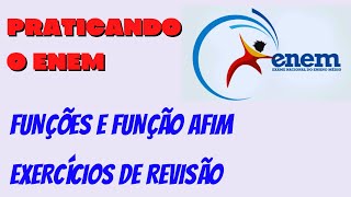 Exercícios de REVISÃO sobre FUNÇÕES e FUNÇÃO AFIM [upl. by Oniluap944]