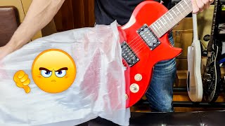 Glarry GLP101 Guitar Unboxing Review  Hard Pass on this LP Style Guitar [upl. by Aicital]