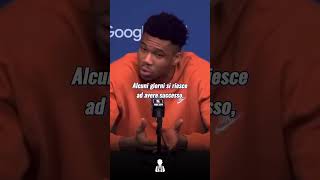 GIANNIS ANTETOKOUNMPO “Non si vince sempre” 🎯 [upl. by Auoz]