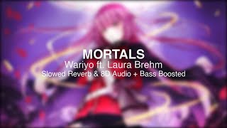 Warriyo  Mortals Slowed Reverb amp 8D Audio  Bass Boosted [upl. by Enixam]