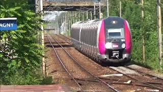 Transilien Ligne H  Spot en gare de DeuilMontmagny [upl. by Gristede524]