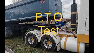 Peterbilt power take off unit tested [upl. by Otnas791]