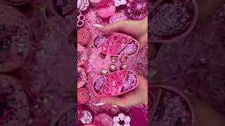 Pink ASMR SOAP★Crushing soap★Cutting soap cubes satisfying asmr4k oddlysatisfying crushingsoap [upl. by Hermy]