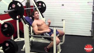 How To Barbell Incline Chest Press [upl. by Warp]