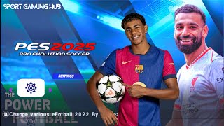 UpdateeFootball PES 2025 PPSSPP Android Offline New Transfer ampKits 2425 Real Faces Best Graphics [upl. by Aisaim]