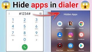 dialer me app hide kaise kare  dialler mein app ko kaise chhupaye  how to hide app in dialler [upl. by Chappy735]