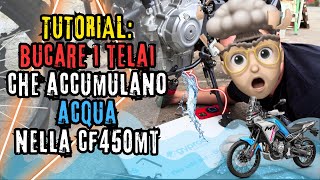 ACQUA nei TELAI della CF 450MTFORIAMOLI INSIEME  TUTORIAL CFMOTOOFFICIAL [upl. by Kcinnay]