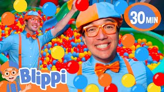 Lets Play Games in Blippis Clubhouse  BEST OF BLIPPI TOYS  Educational Videos for Kids [upl. by Enilrek980]