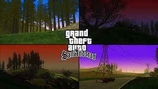 GTA San Andreas  Insanity Vegetation Pack  HD Trees And Grass  2021 Low End PC [upl. by Ahtael]