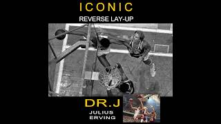 DRJ Julius Erving quotIconic Reverse Layupquot nba classic highlights basketball shorts wow [upl. by Solrak]