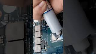 repaste processor amp GPU laptop laptop repair maintenance cpu [upl. by Gombach]