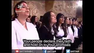 70 thousand Egyptian Christians sing Emmanuel  God is with us [upl. by Sinai]