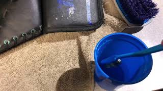 DIY GOALIE  Cleaning corrosion from metal eyelets on hockey goalie equipment [upl. by Gregor41]