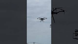 Hexacopter drone flying [upl. by Nevah264]