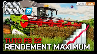 TUTO FARMING SIMULATOR 22  Comment booster les RENDEMENTS DES CULTURES au MAX [upl. by Mathi411]