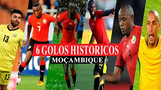 6 Golos histórico• seleção moçambicana mambas [upl. by Prevot]