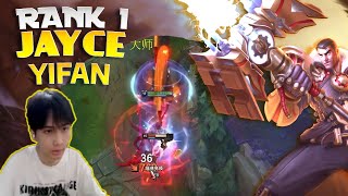 JayceKing YiFan Jayce vs Aatrox  YiFan Rank 1 Jayce Guide [upl. by Ahtenek550]