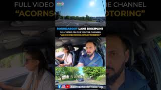 Roundabout lane discipline driving drivinginstructor [upl. by Cruickshank915]