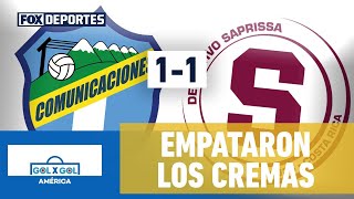 🔥 CREMAS VS SAPRISSA  Comunicaciones no pudo ganar en casa  GolXGol [upl. by Borreri323]