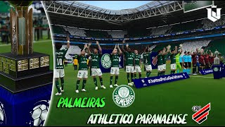 Final Recopa Sudamericana  Palmeiras vs Athletico Paranaense  Pes 2021 [upl. by Ertsevlis]