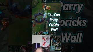 You Can Parry Yoricks Wall leagueoflegends fiora fioraguide toplane gaming [upl. by Nylirac]