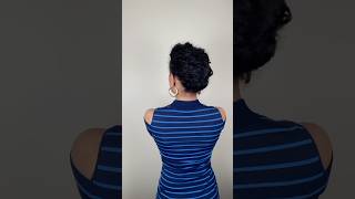 Hair Pin Updo 💙 hairstyleideas hairstyles curlyhairstyles [upl. by Quartas652]