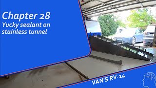 RV14 Build Fuselage Chapter 28 Part 2  Exterior tunnel [upl. by Farhi]