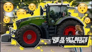 RIJDEN OP DE GROOTSTE TRACTOR TER WERELD FENDT 1050  CHECKPOINT [upl. by Cresida134]