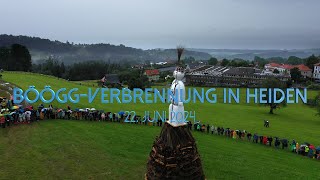 BööggVerbrennung in Heiden ADHOC BAND aus 5 Zunftspielen anlässlich quotBöögg aazöndequot in Heiden 2024 [upl. by Frere]