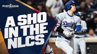 Shohei Ohtani SHOWS OUT in NLCS Game 4 Homer 3 walks and 4 runs scored  大谷翔平ハイライト [upl. by Westhead]