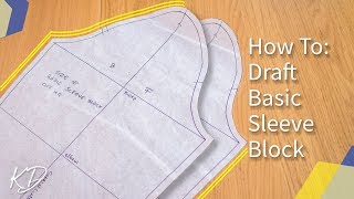 DETAILED HOW TO MAKE BASIC SLEEVE PATTERN  KIM DAVE [upl. by Milstone]