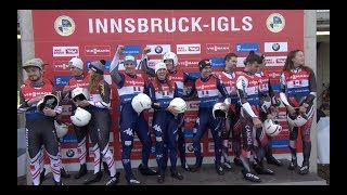 Luge TeamRelay World Cup in Innsbruck Igls [upl. by Inalaeham]