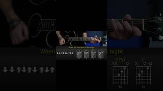 U2  One  Easy Guitar Lesson Tutorial with ChordsTabs and Lyrics Chorus u2 [upl. by Fadil]