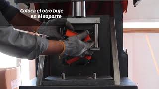 Instalación de Soporte para Motor GAFF® 32075 Bujes Soportes [upl. by Leinnad]