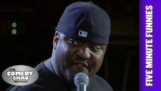 Aries Spears⎢How did JayZ get Beyoncé⎢Shaqs Five Minute Funnies⎢Comedy Shaq [upl. by Relyhcs]