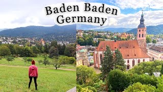 BadenBaden  Germany Spa Town amp Travel Vlog [upl. by Nyleek131]