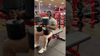 150 pound dumbbells for 10 [upl. by Nidla]