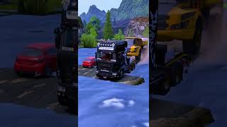 banjir bandang euro truck simulator  scania truck driving simulator  MRKRONCAL ets [upl. by Mercie]