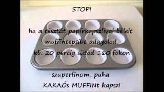 Szuper muffin recept ami ha kell torta [upl. by Jenne79]