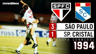 São Paulo 3x1 Sporting Cristal  1994  EM NOITE DUPLA JUNINHO FAZ MÁGICA E DENILSON FAZ GOLAÇO [upl. by Adikam]