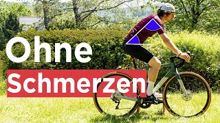 Besser Radfahren Sattel einstellen und ideale Sitzposition finden [upl. by Adnical]