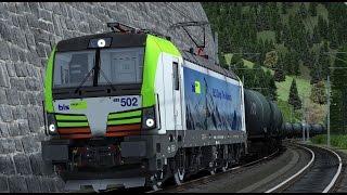 BLS Vectron BR193 Tauernbahn Mallnitz nach Schwarzach StVeit Führerstandsmitfahrt Train Simulator [upl. by Solohcin]