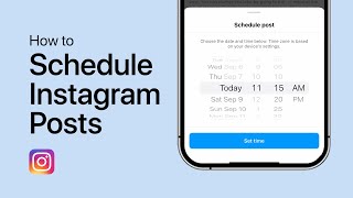 How To Schedule Instagram Posts  Tutorial [upl. by Aili]