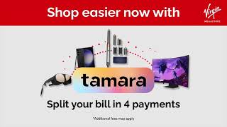 Buy from Virgin and Pay with Tamara 4 splits [upl. by Sabino]