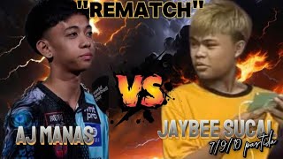 REMATCH 🎱 AJ MANAS 🆚 JAYBEE SUCAL 7910 PARTIDA 🎱 10 BALLS 🎱 RACE 20🔥 [upl. by Nahtaj]