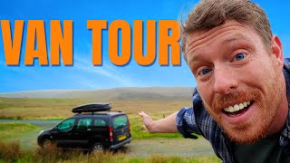 Full Tour of My Micro Camper  UK Stealth Camping Citroen Berlingo [upl. by Assiralc]